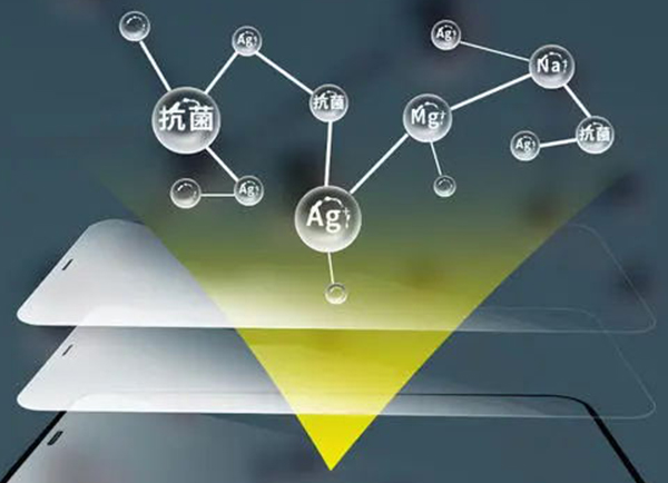 显示触摸屏银离子抗菌方案